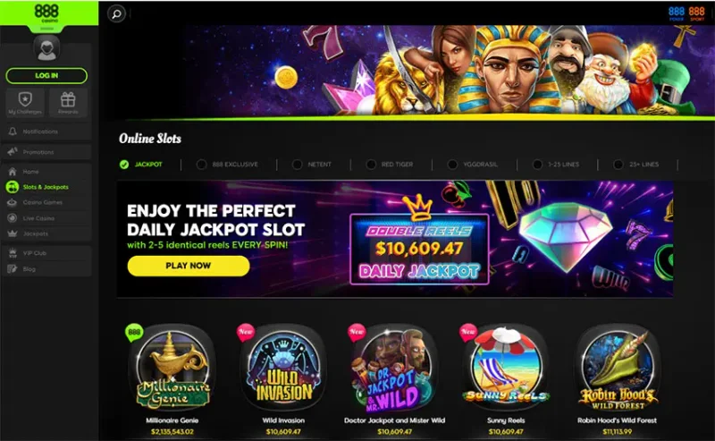 888 Сasino welcome bonus and promotional offers